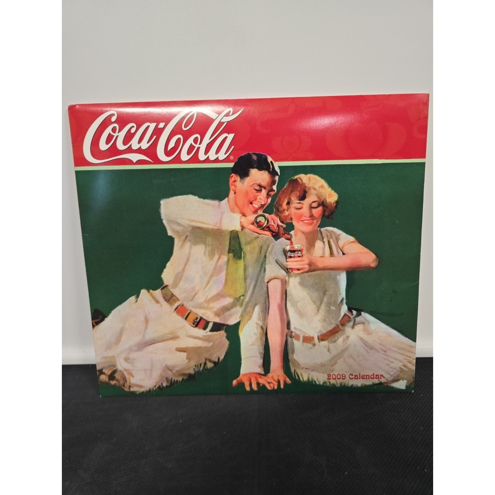 2009 Coca Cola Calendar Vintage 1926 Ad Art Fred Mizen Retro Coke Collectible